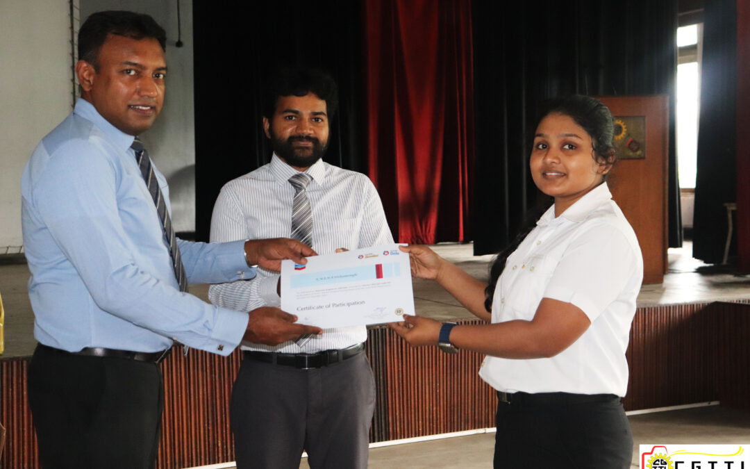 Chevron Lubricants Lanka PLC Conducts Awareness Program for CGTTI Trainees